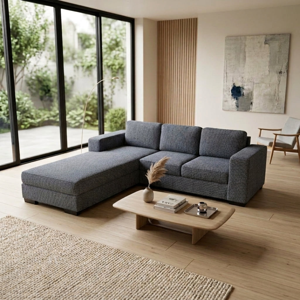 NZ Made CloudNine 3 Seater Corner Sofa With Reversible Chaise