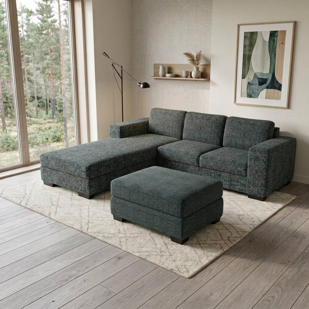 NZ Made CloudNine 3 Seater with Chaise Corner Sofa