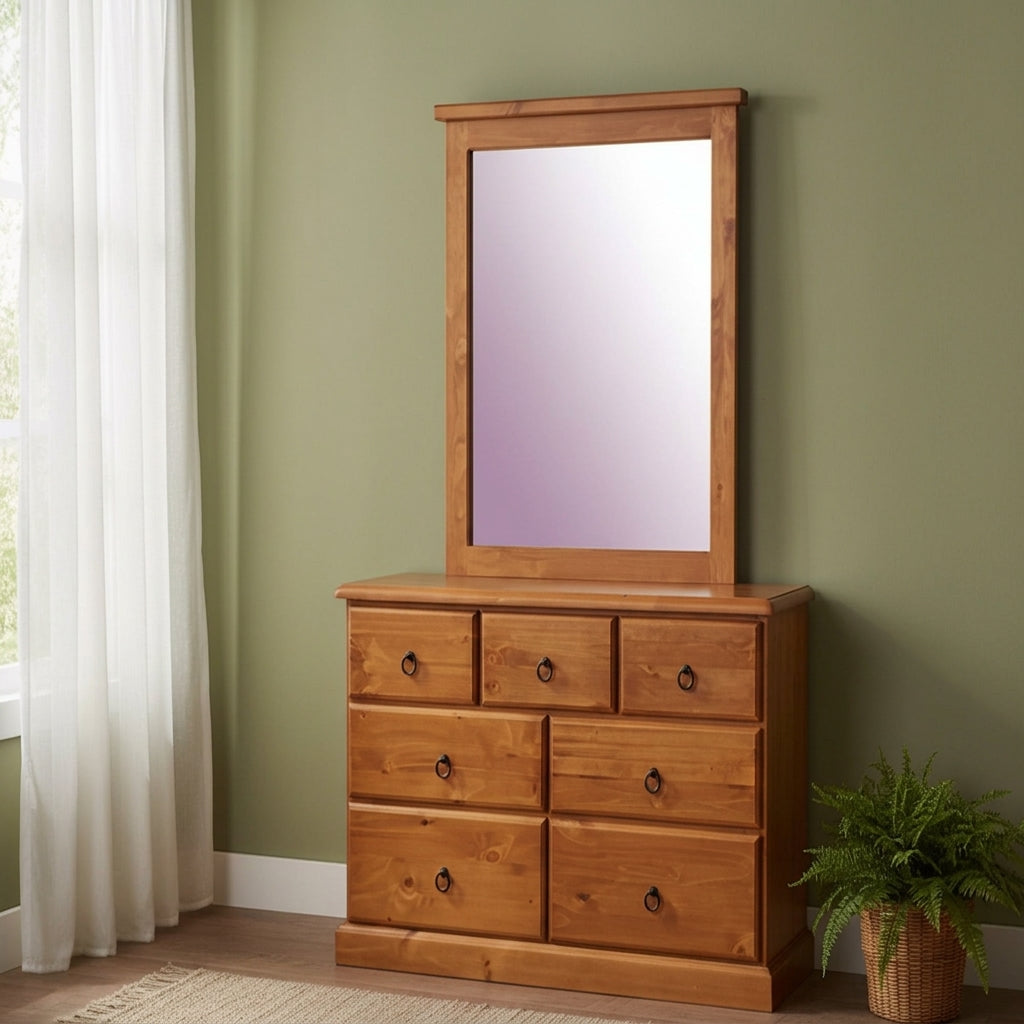 TRIO 7 Drw Dresser / Mirror