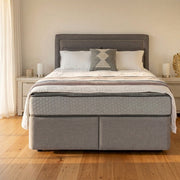 Lifestyle render - NZ Made Bliss Max Medium Mattress + Royal Bed Base