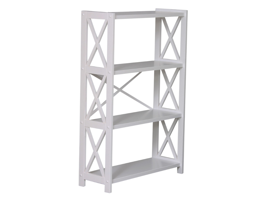 Dixon Bookcase White - 1230x800x300MM