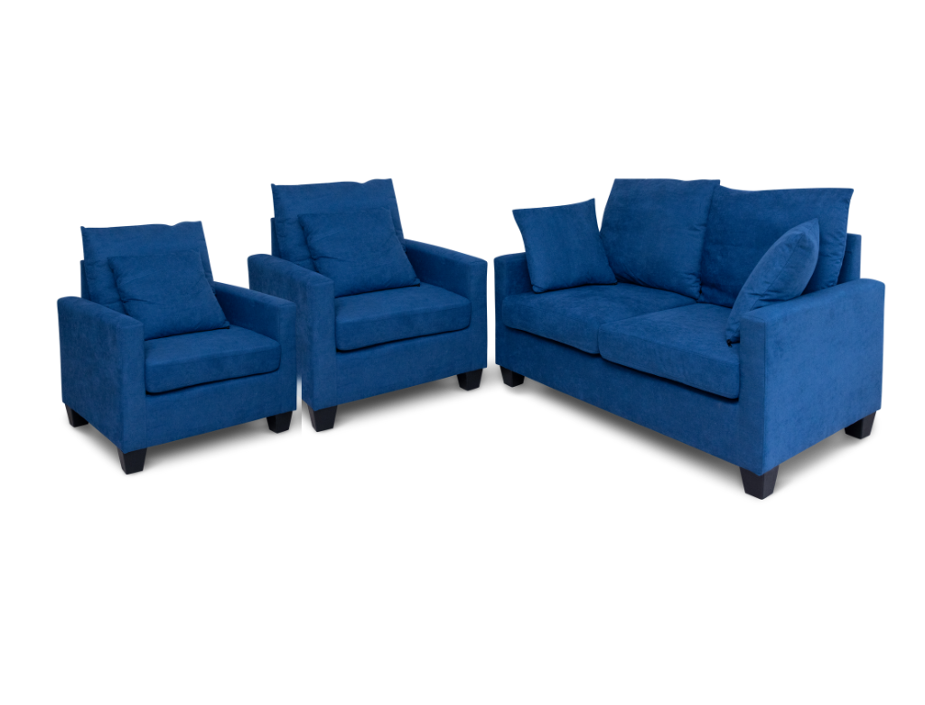 EcoEase 2 + 1 + 1 Lounge Suite Linen Blue
