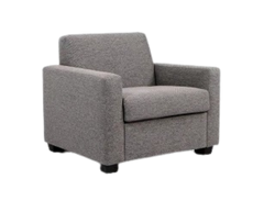 Starlight Fabric Sofa Chair Grey