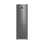Midea 309L Bottom Mount Fridge Freezer Grey Stainless Steel