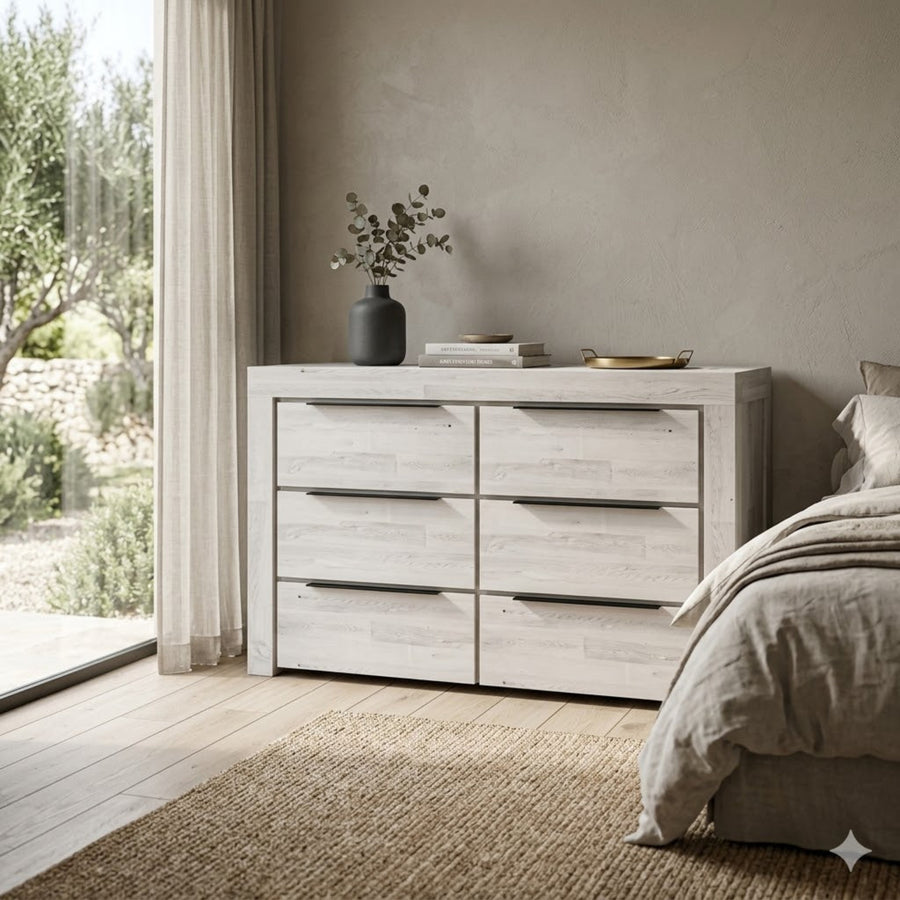 Soren 6 Drawer Dresser | Furniture World NZ