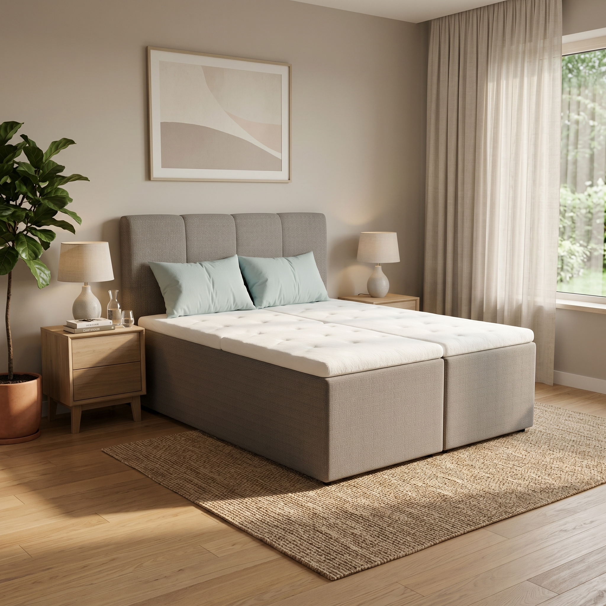 NZ Made Napbox Storage Bed - lifestyle