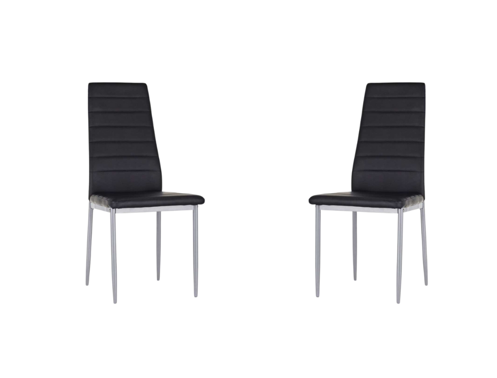 Lisa Dining Chairs Set of 2 Black