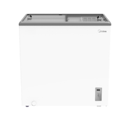 Midea 167L Glass Door Showcase Chest Freezer