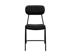 Datsun Chair Vintage Black PU Assembled