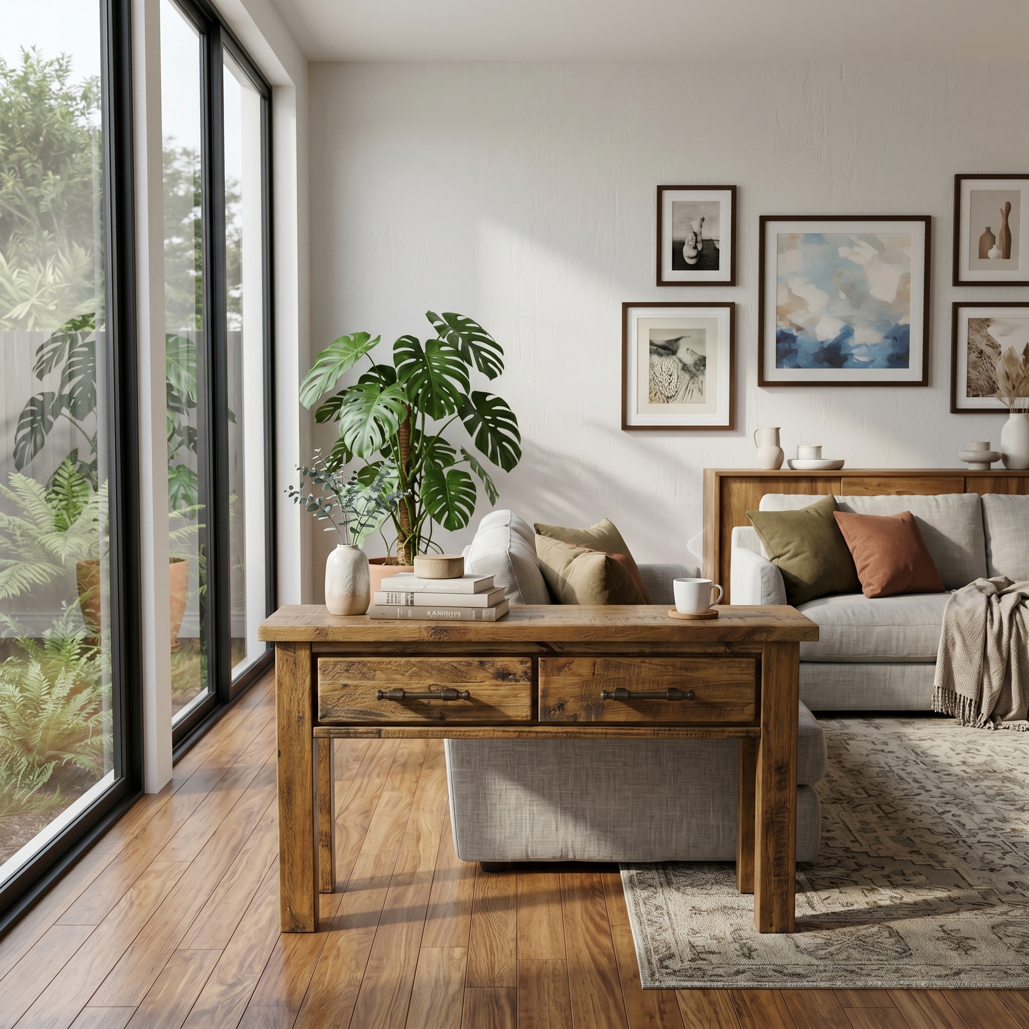 Oakwood Hall Table - lifestyle