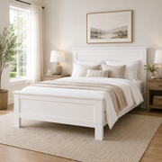 Champion Queen Bed Frame - White