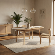 Regal Drop Leaf Wooden Dining Table 1.6m - lifestyle