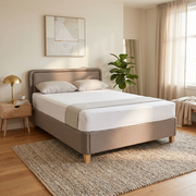 NZ made Ammy Bed Frame + SleepTime Pocket Pillowtop Mattress - lifestyle