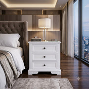 Sienna Bedside Table – White