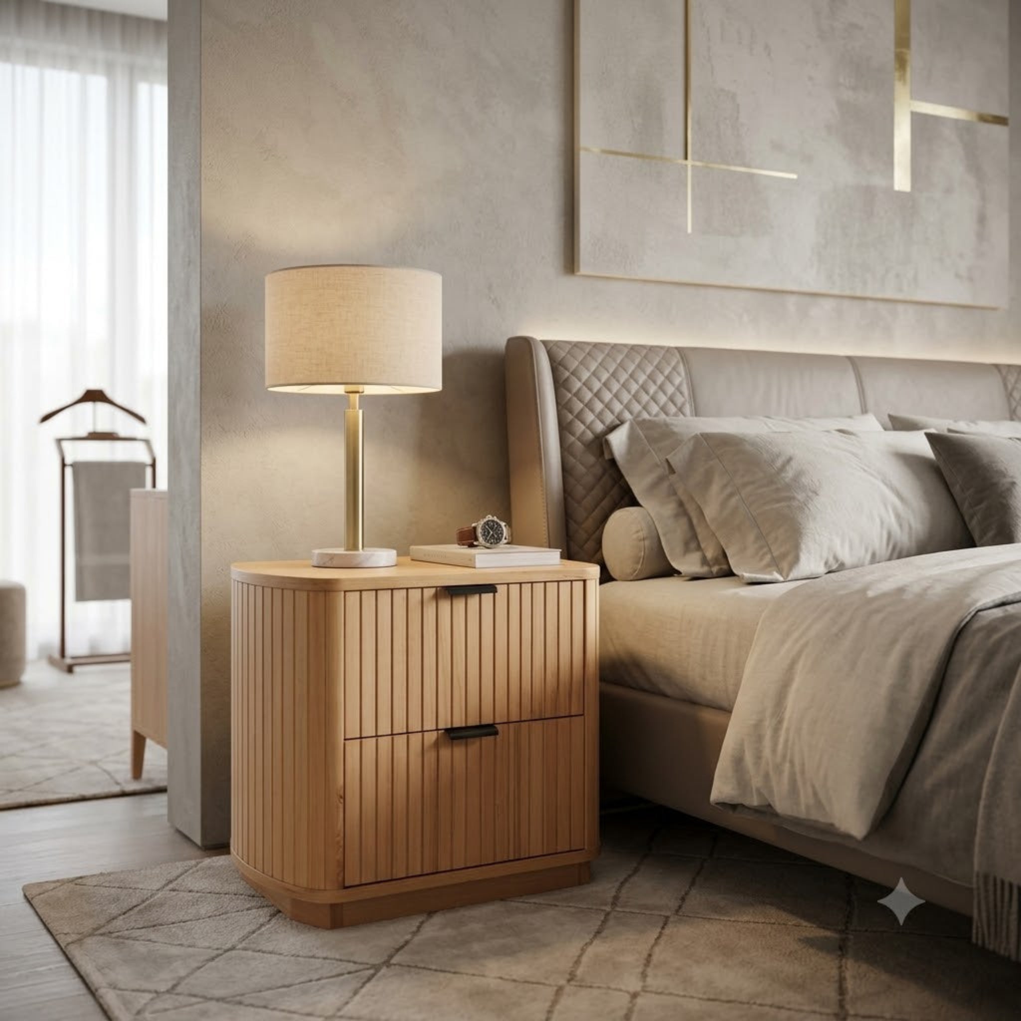 Preston 2 Drw Bedside