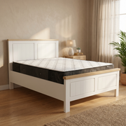 Urbannest Bed Frame + SleepTime X-Firm Mattress - lifestyle