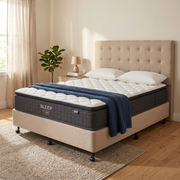 NZ Made Duracast Hotel Bed Base with Casters - lifestyle