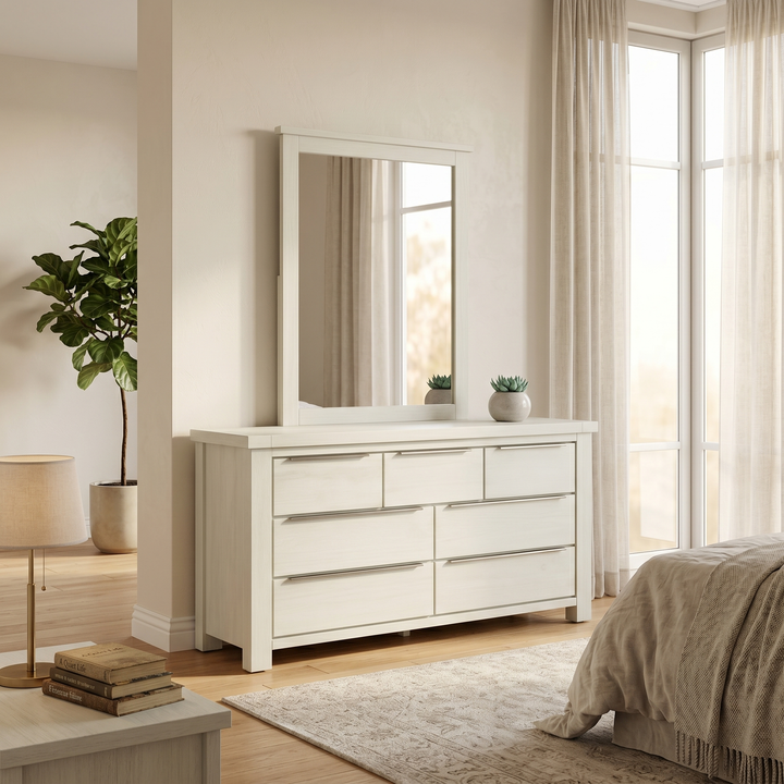 Signature 7 Drw Dresser / Mirror - lifestyle