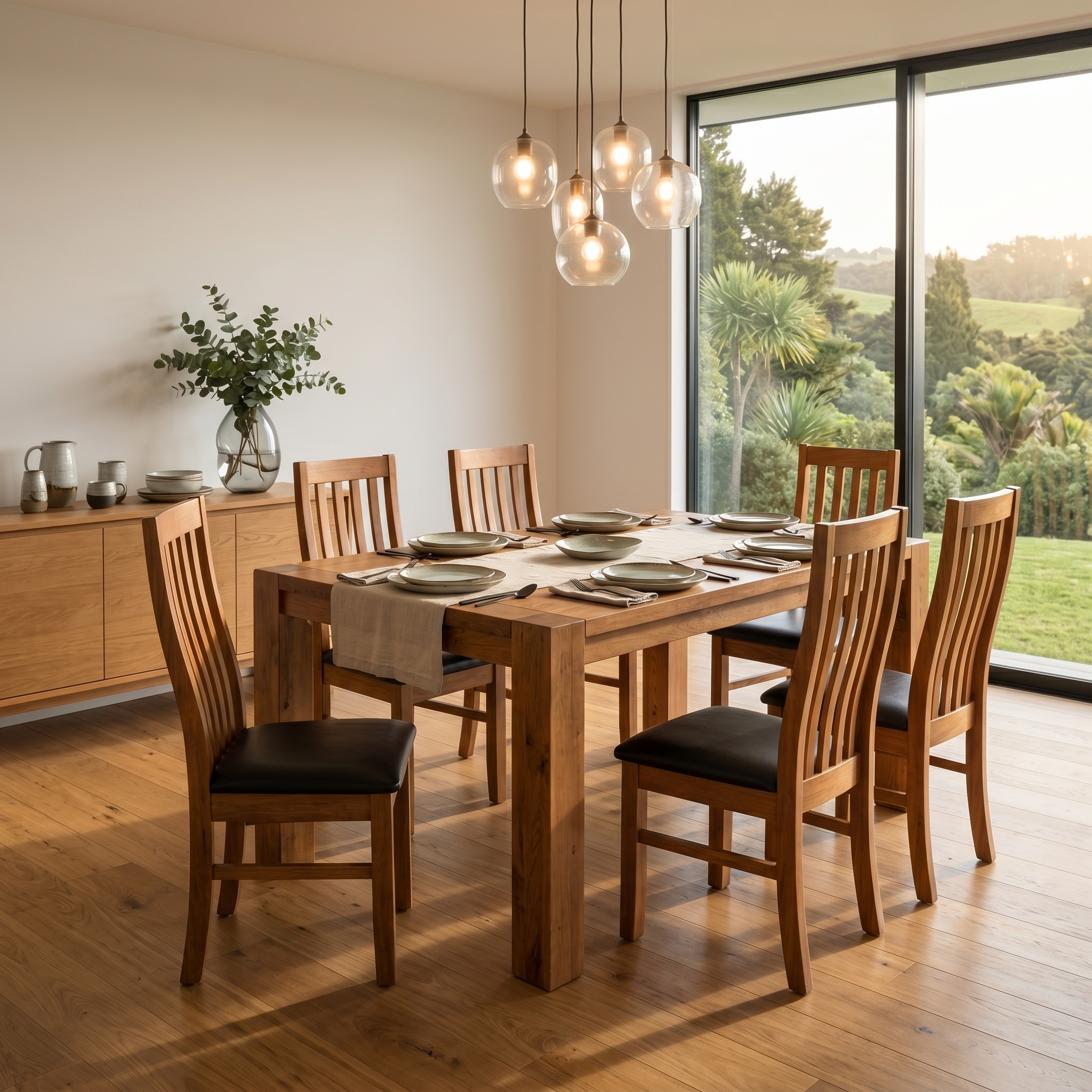 Oakwood Dining Suite - lifestyle