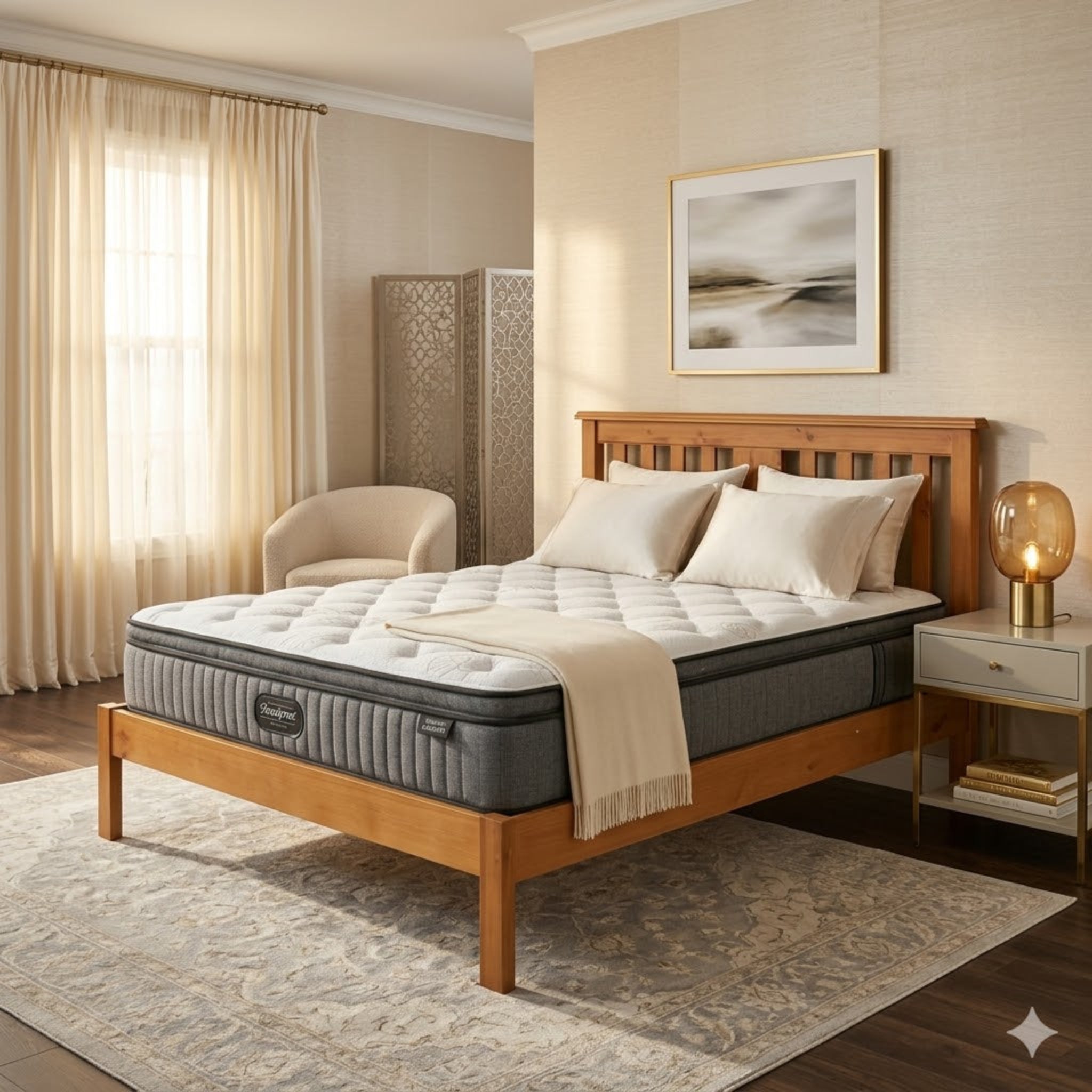 EasyRest Bed Frame + SleepMax Pillow Top Mattress | Furniture World NZ