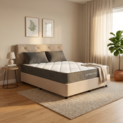 SleepTime Spazor Pocket Spring Mattress + NZ Made Eco Bed Base - lifestyle