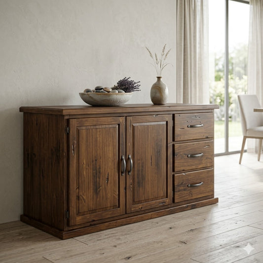 Solen Buffet Cabinet 3 Drawers + 2 Doors | Furniture World NZ
