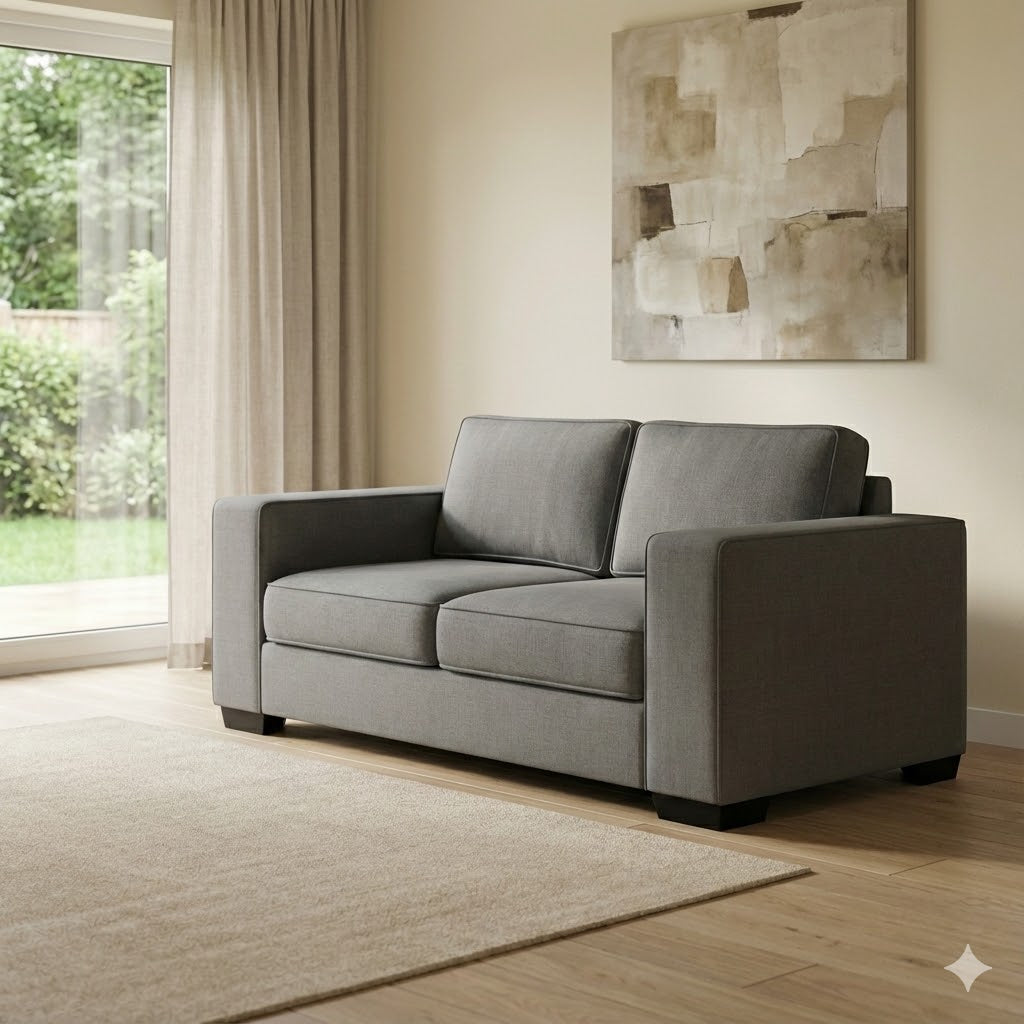 Kiwi Comfort NZ Made 2 Seater Sofa - Side View | Furniture World NZ