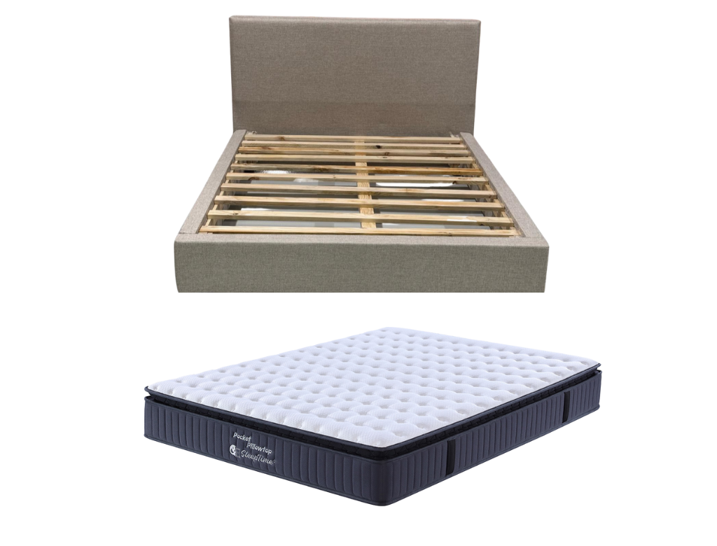 Auro Bed Frame + SleepTime Pocket Pillowtop Mattress