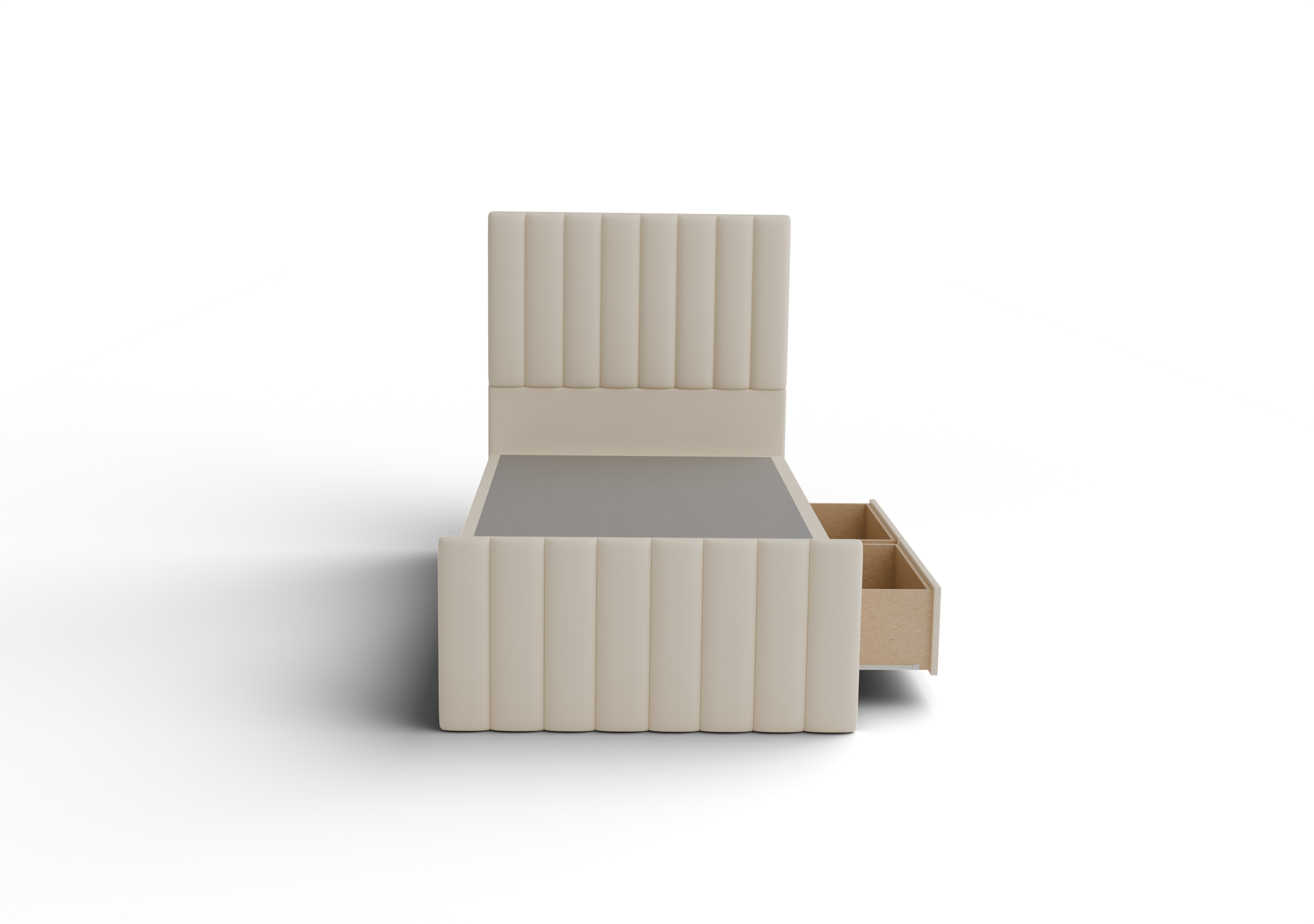 NZ Made Wave Bed Frame With Drawers