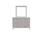 Bella 6 Drw Dresser / Mirror | Furniture World Auckland