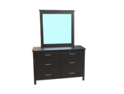 Bella 6 Drw Dresser / Mirror | Furniture World Auckland
