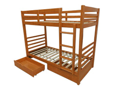 Bella Bunk (S+S)Warm Honey With 2 Bottom Drws (with Mattress)