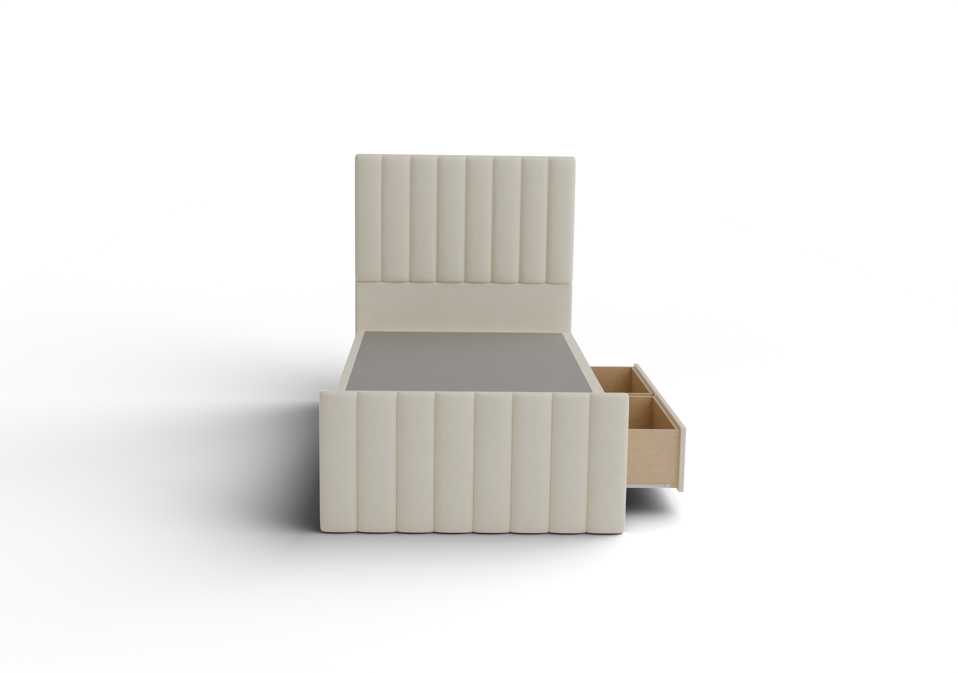 NZ Made Wave Bed Frame With Drawers