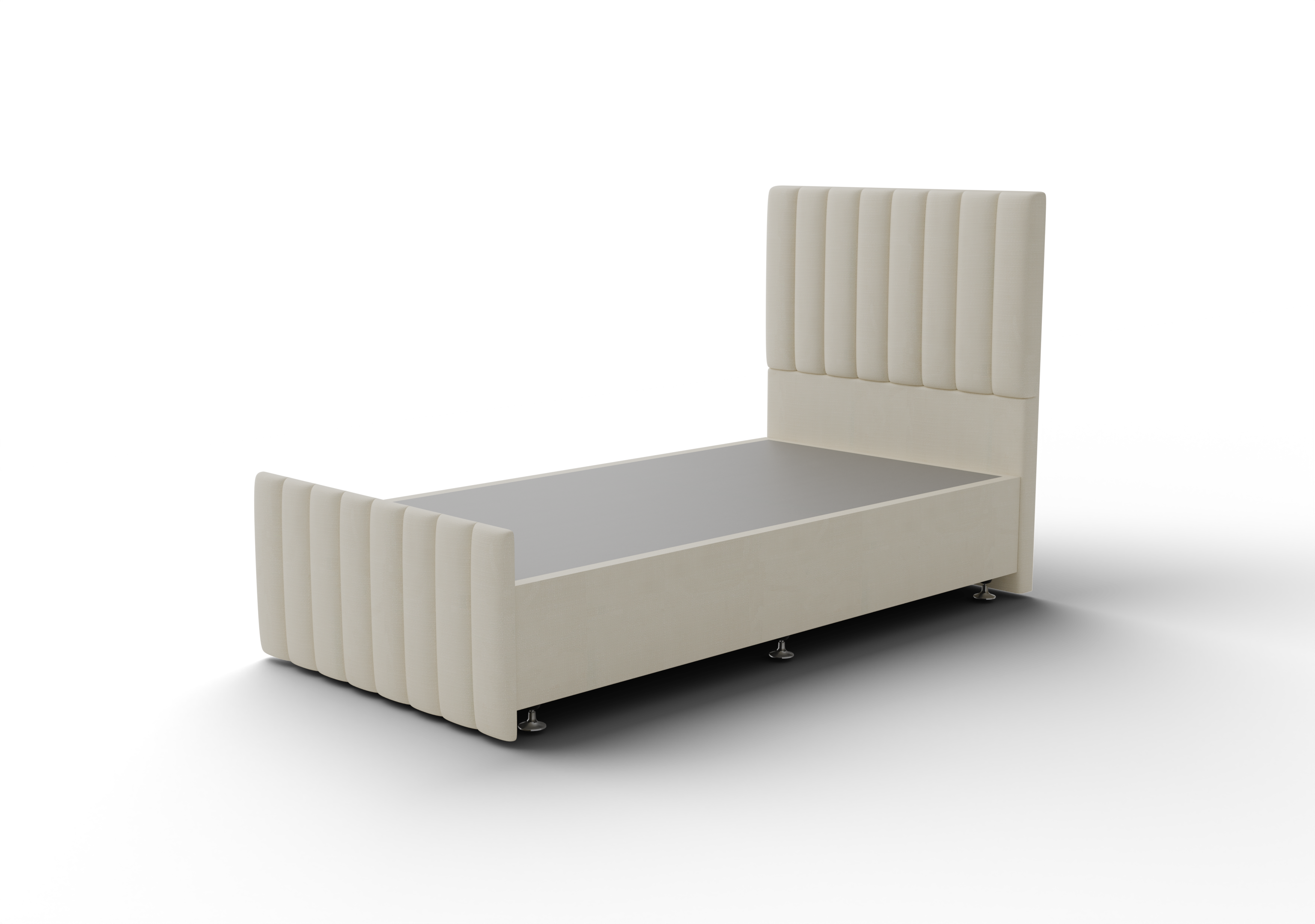 NZ Made Wave Bed Frame With Drawers