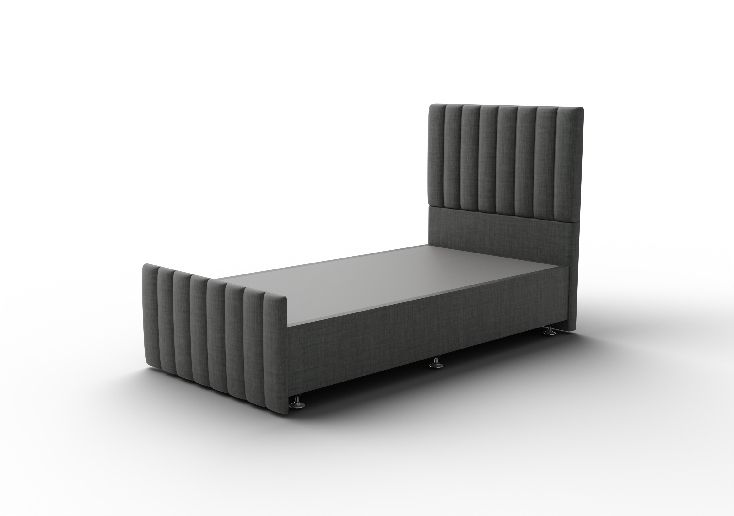 NZ Made Wave Bed Frame With Drawers