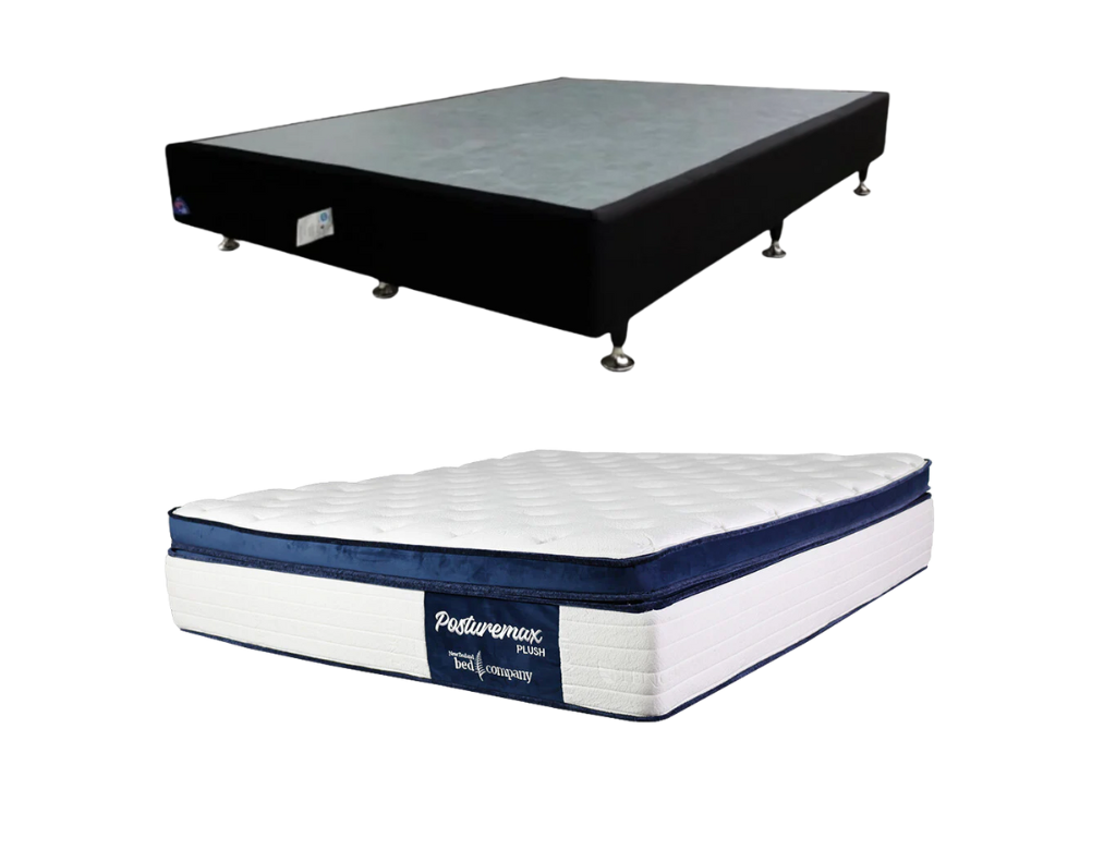 NZ Made Eco Bed Base+Posturemax Plush Mattress
