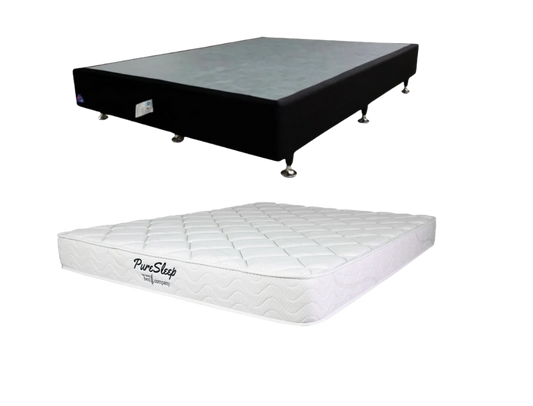 NZ Made Eco Bed Base+Puresleep Mattress