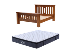 Edison Bed Frame +SleepTime Pocket Pillowtop Mattress