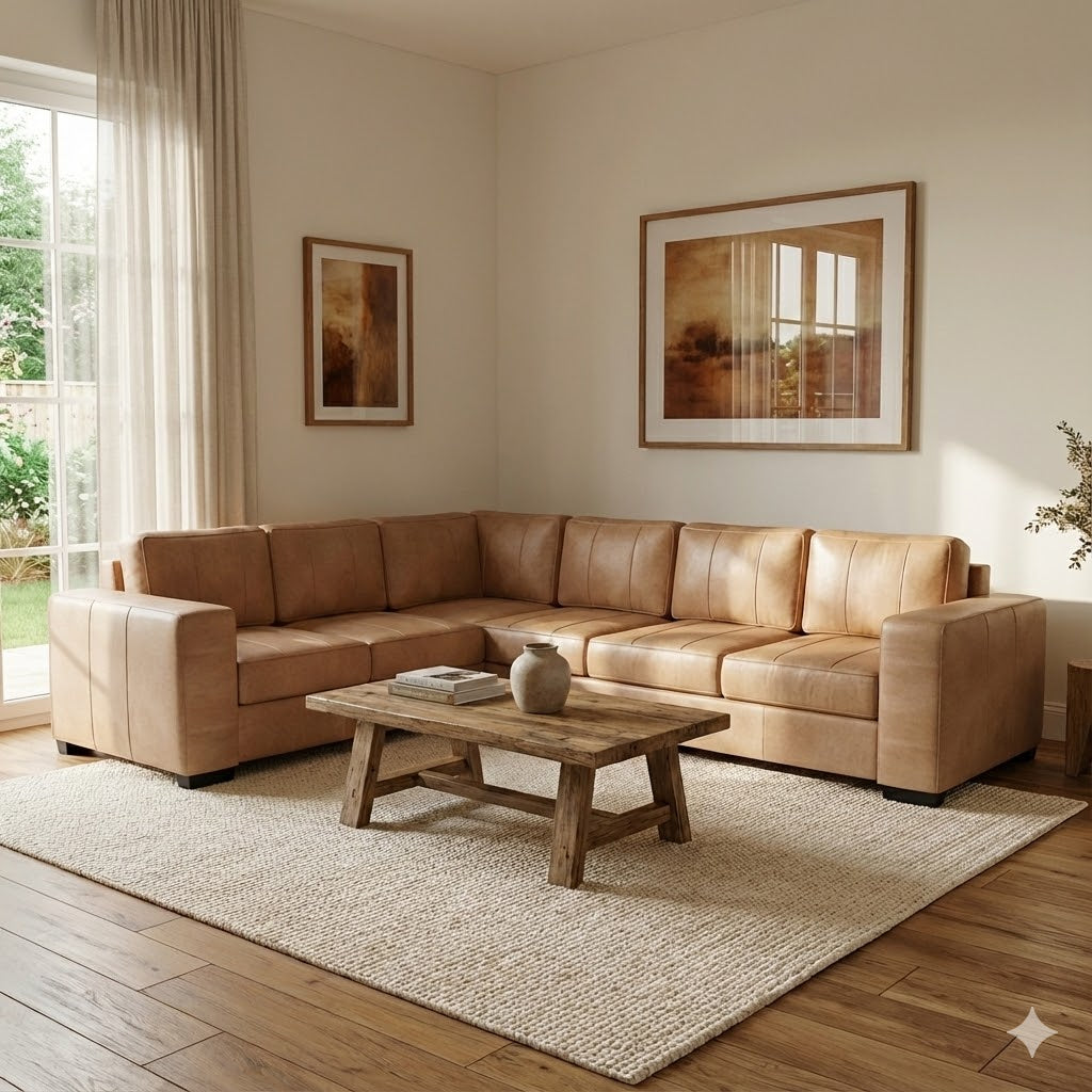 NZ Made Evoque 6 Seater Corner Sofa