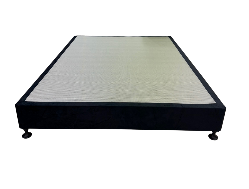 Flexi Bed Base in a Box-Black Velvet+ SleepTime Pocket Pillowtop Mattress