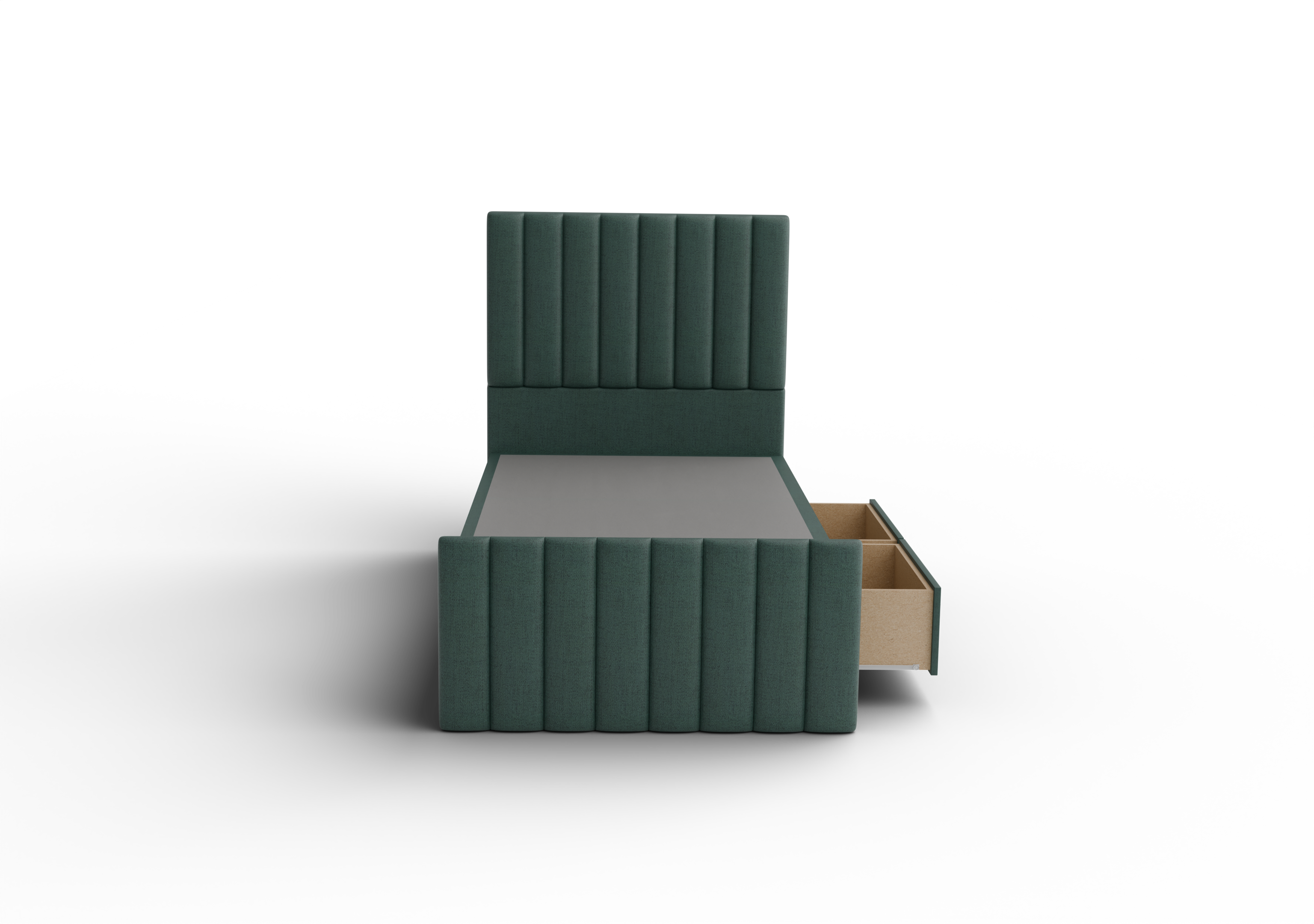 NZ Made Wave Bed Frame With Drawers