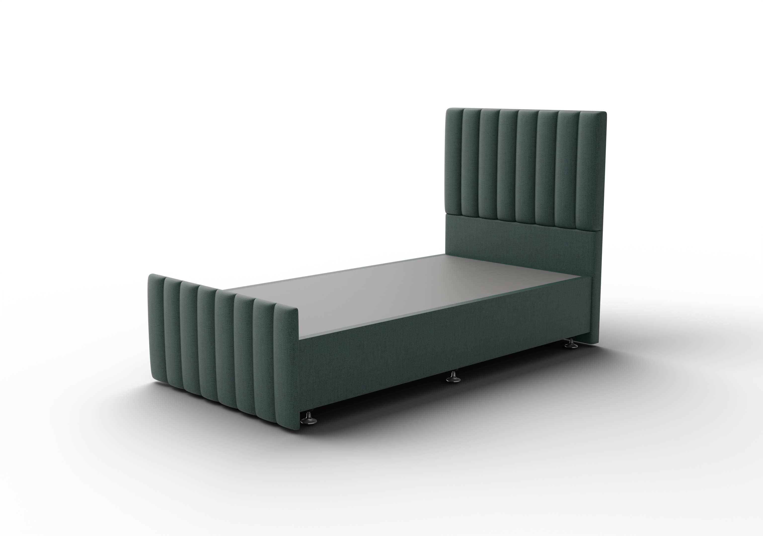 NZ Made Wave Bed Frame With Drawers