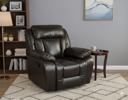 Luxe Recliner Chair Dark Brown