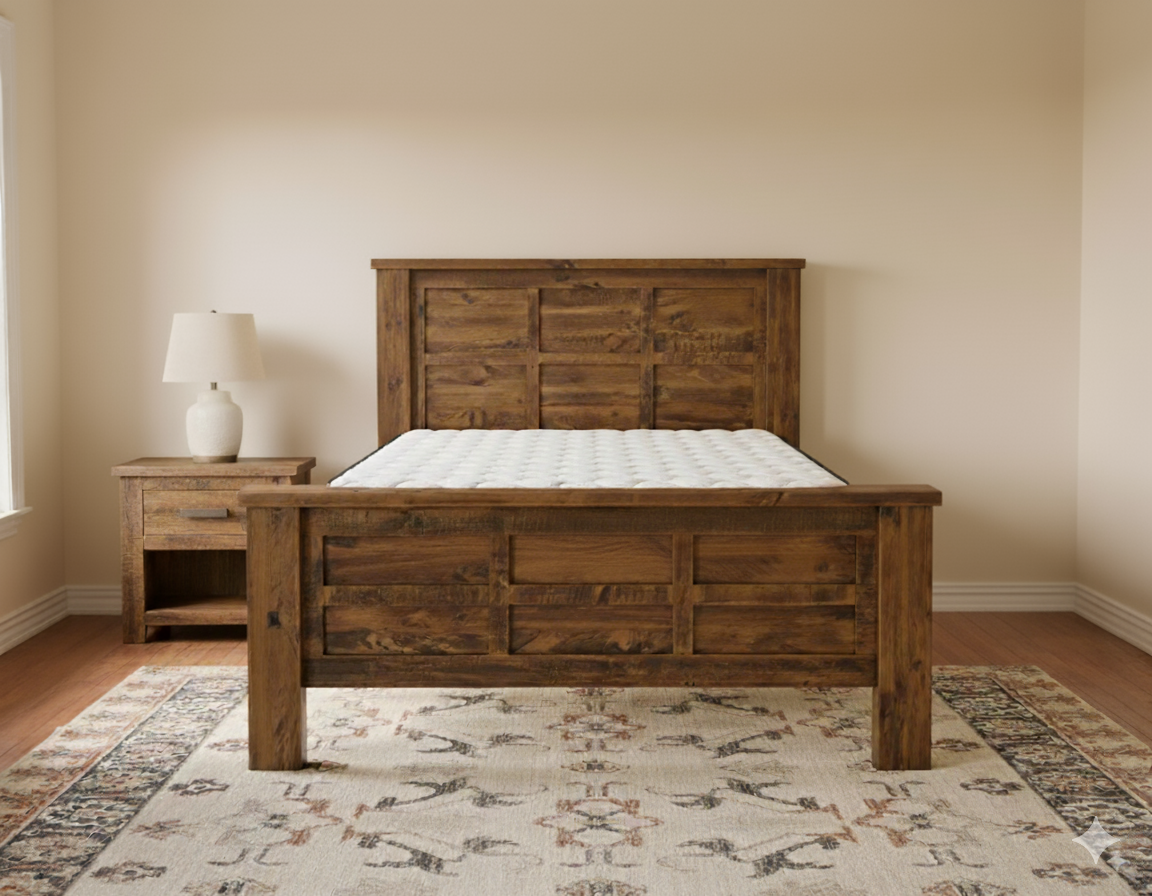 Oakwood Bed Frame +SleepTime Ultra Mattress