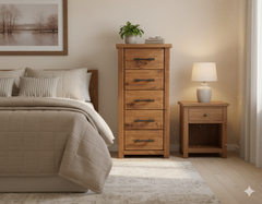 Oakwood 5 Drw Slimboy