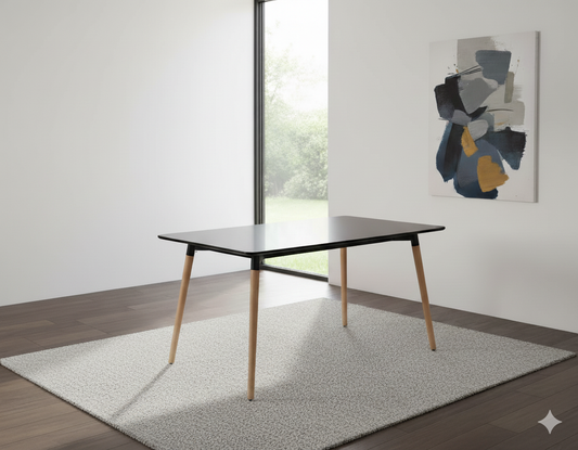 Thrifty 1.5M Dining Table Black