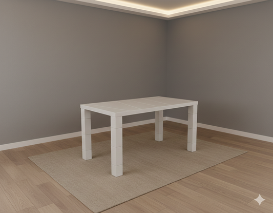 Lisa 1.2M Dining Table White