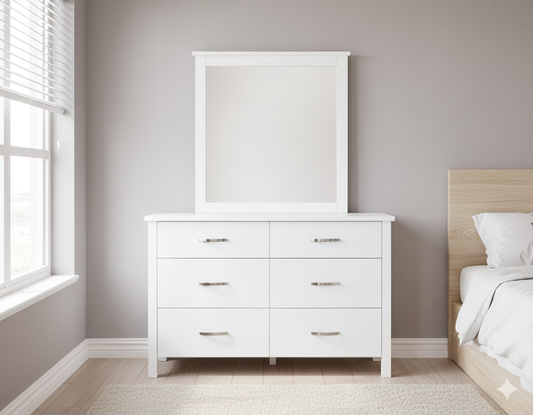 Medallion 6 Drw Dresser / Mirror