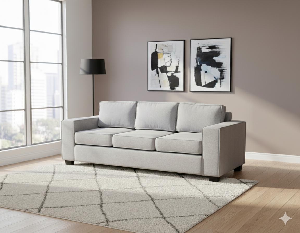 Kiwi Comfort NZ Made 3 Seater Sofa