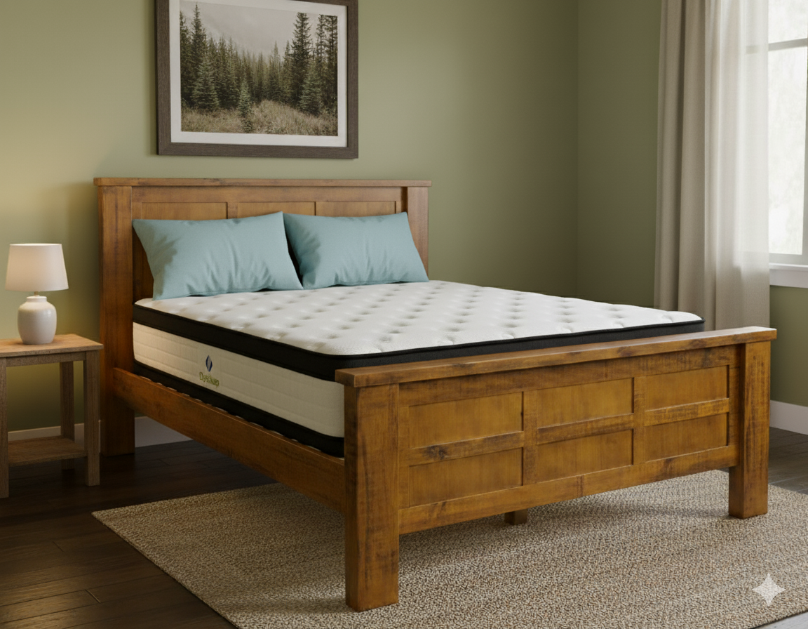 Oakwood Bed Frame + OptiNap Mattress